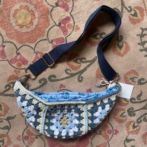 Crochet crossbody bag